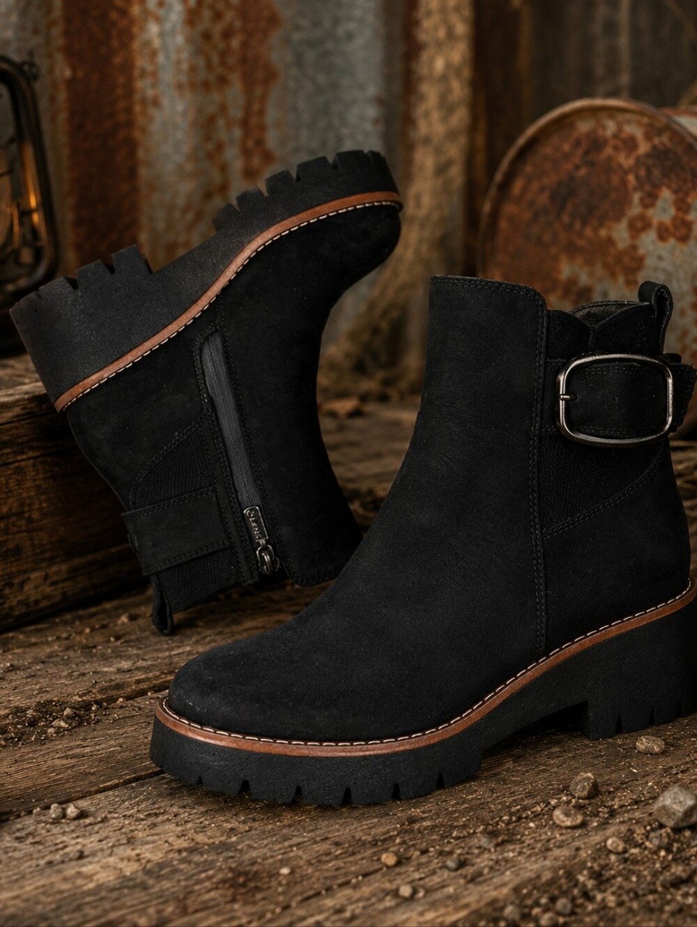 Blondo Waterproof Dagger Bootie Sz. 6 Black